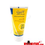 کرم ضد آفتاب آردن SPF 25 بدون رنگ مخصوص پوست های چرب و جوشدارحجم 50 میلی لیتر