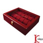 جعبه چوبی ساعت 18 عددی